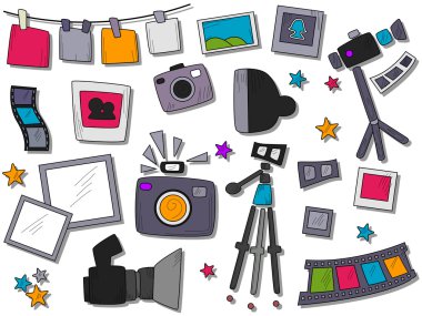 Photography Icons clipart