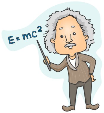 Albert Einstein clipart