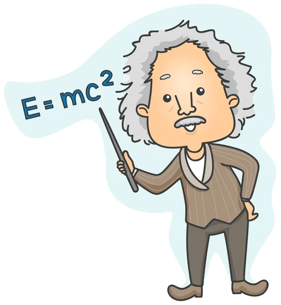 Эйнштейн, Альберт — стоковый вектор