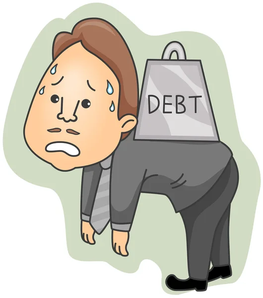Dług — Wektor stockowy