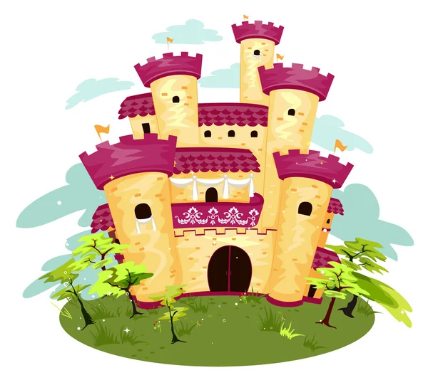 城堡 — 图库矢量图片
