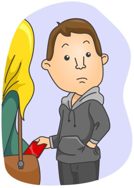 Pickpocket clipart