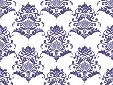 Seamless Damask Pattern clipart