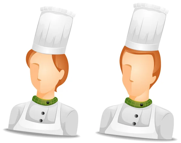 Chef Avatars — Vector de stoc