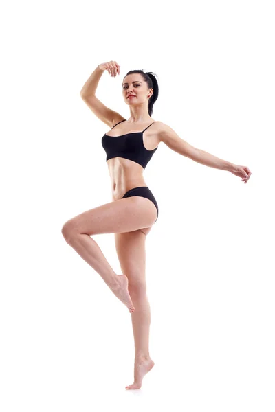 Sports girl dancing — Stock Photo, Image