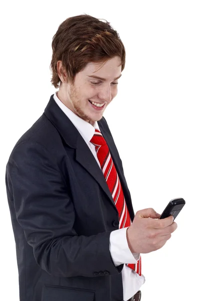 Texting on phone — Stock Photo, Image