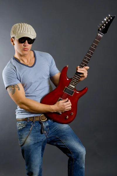 Παίκτης κιθάρας — Φωτογραφία Αρχείου