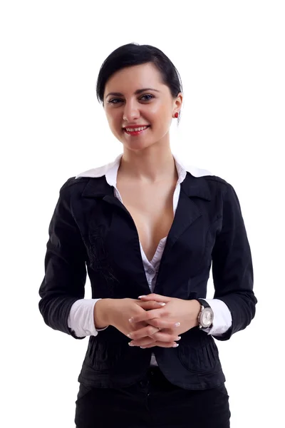 Positive business woman — Stock Photo, Image