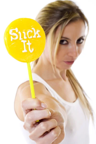 Suck it! — Stock Photo, Image