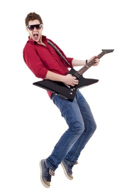 Guitar player clipart