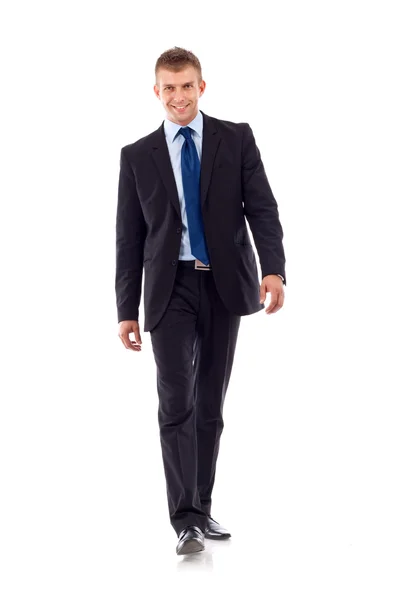 Young businessman is walking — Stock Photo, Image