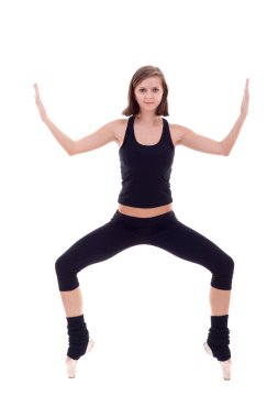 Ballet pose clipart