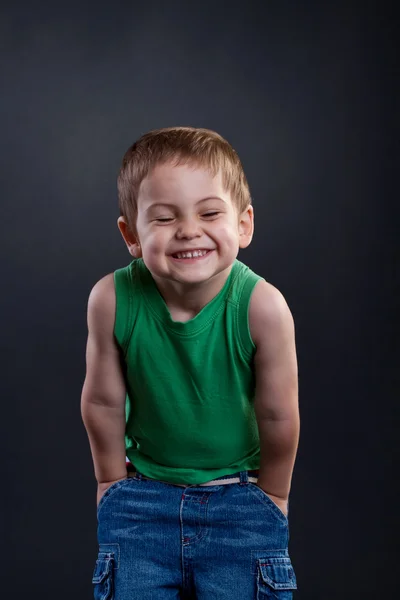 Lachen kid — Stockfoto