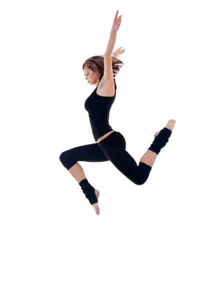 Bailarina moderna saltando —  Fotos de Stock