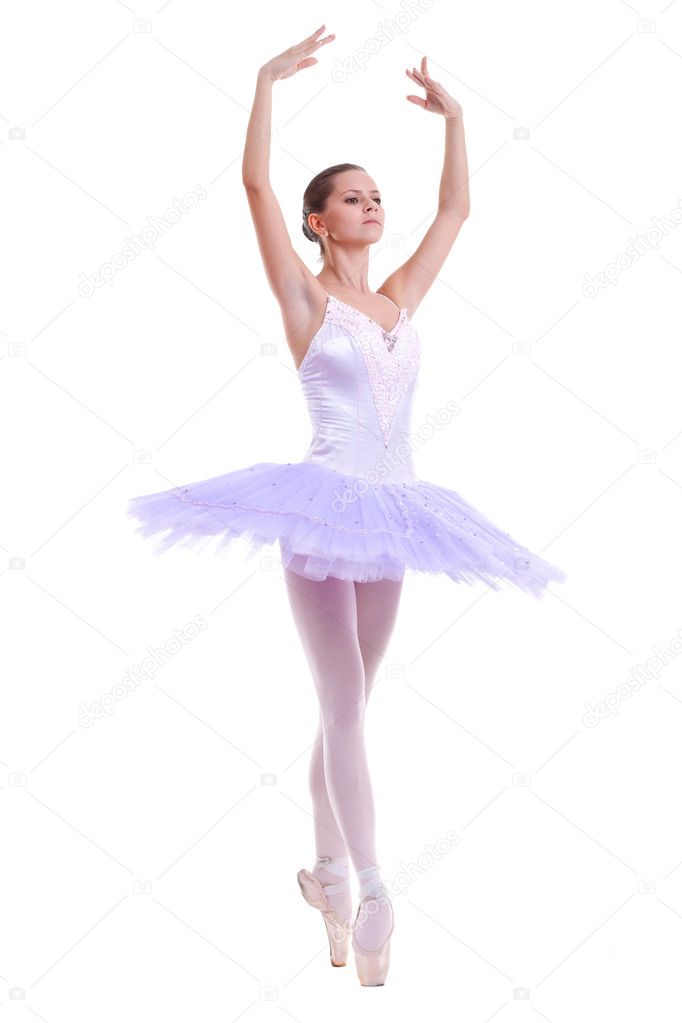 Beautiful ballerina dancer