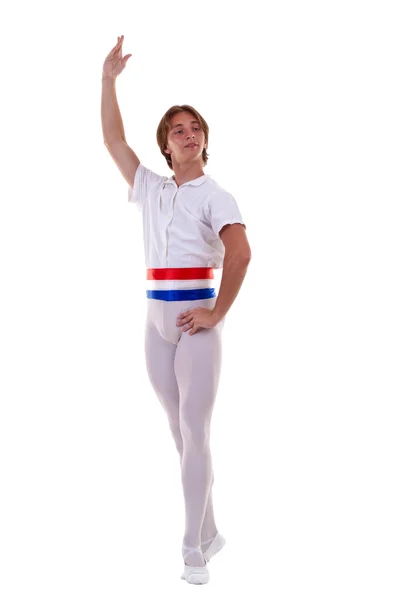 Young man dancing ballet — Stock Photo, Image