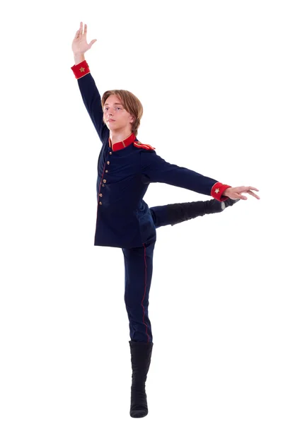 Dançarino elegante está posando — Fotografia de Stock