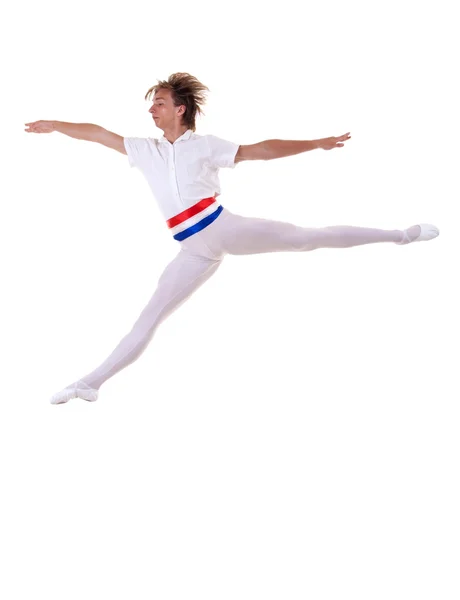Ballet man jumping — Stock Photo, Image