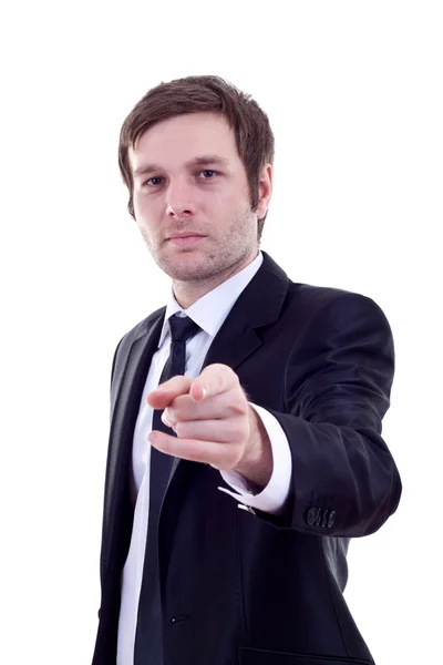 Business man pointing — Stock Photo, Image