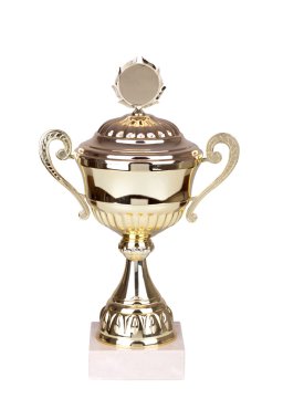 Gold trophy cup clipart