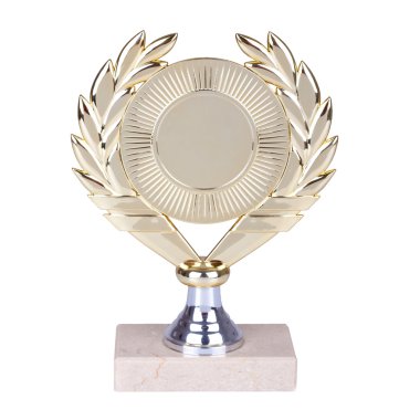 Golden trophy clipart