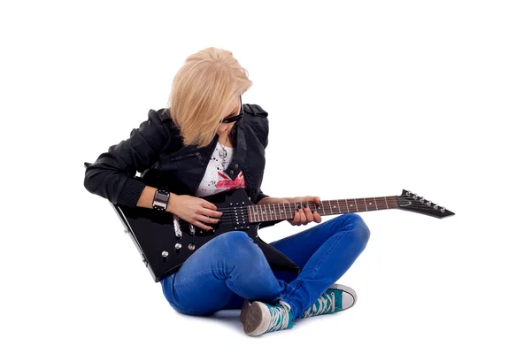 Passionnée de rock girl — Photo