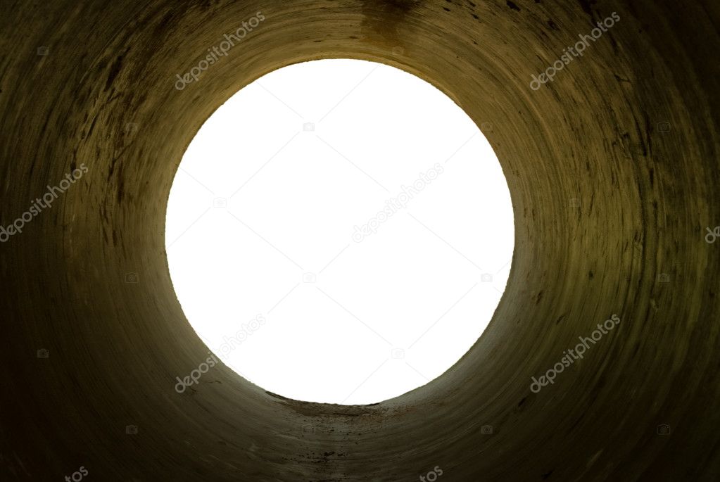 Light through tunnel