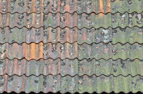 Techo de azulejos viejos — Foto de Stock