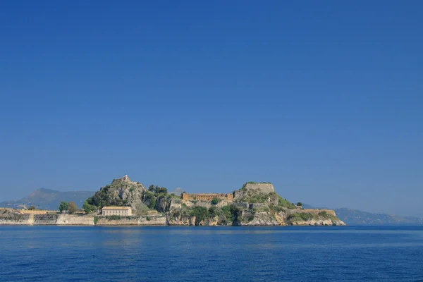 Antiga fortaleza em Corfu, Grecia — Fotografia de Stock