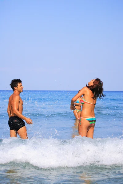 Having fun in the sea — Stock Photo, Image