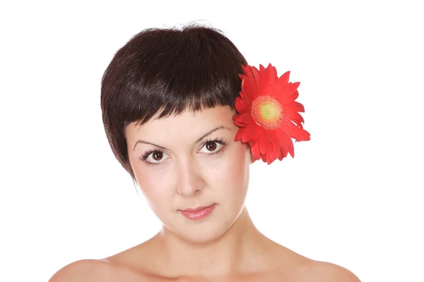 Mujer de aromaterapia atractiva — Foto de Stock