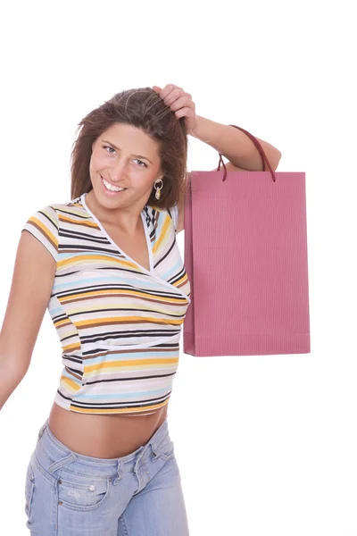 ショッピングのきれいな女性 — ストック写真