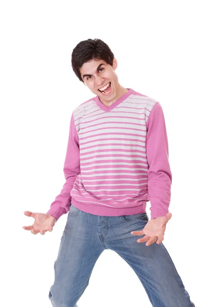 Happy young casual man portrait — Stock Photo, Image