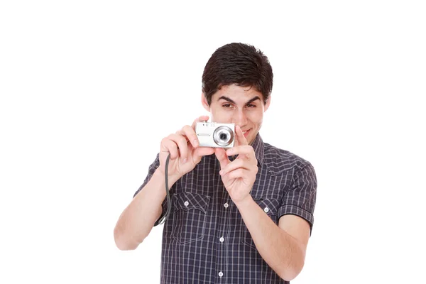 Hombre tomando fotos — Foto de Stock
