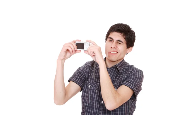 Hombre tomando fotos — Foto de Stock
