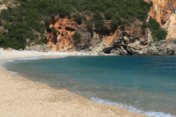 在希腊的海滩的夏天 — 图库照片