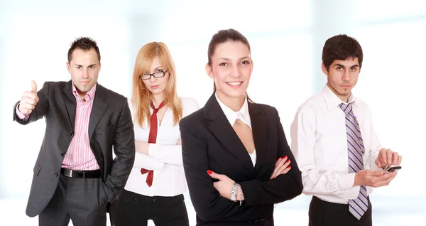 Smiling business team — Stock Photo, Image