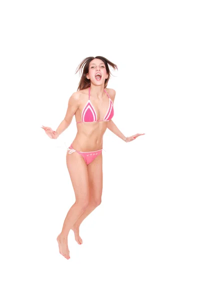 Mooie bikini model — Stockfoto