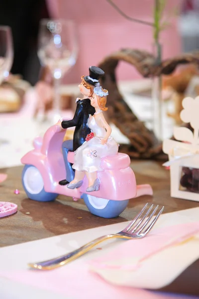 Juego de mesa para una boda —  Fotos de Stock