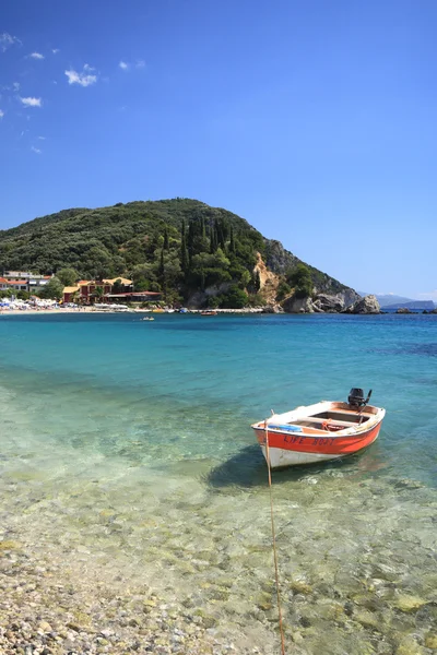 Léto na pláži v Řecku — Stock fotografie
