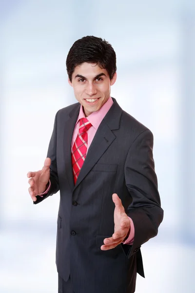 Young business man standing — Stock Photo, Image