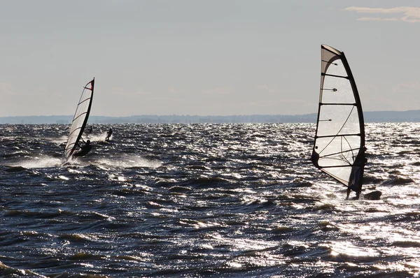 Windsurfistas — Foto de Stock
