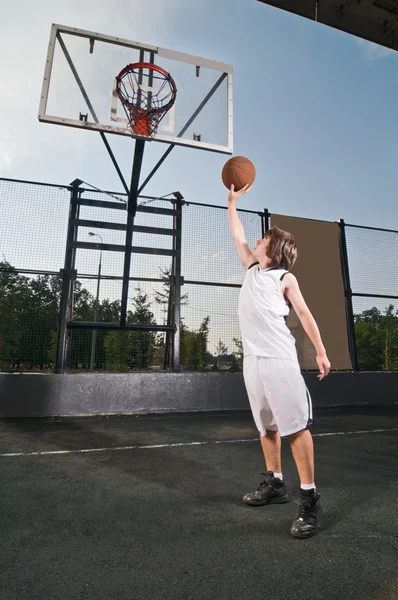 Treinamento de basquete — Fotografia de Stock