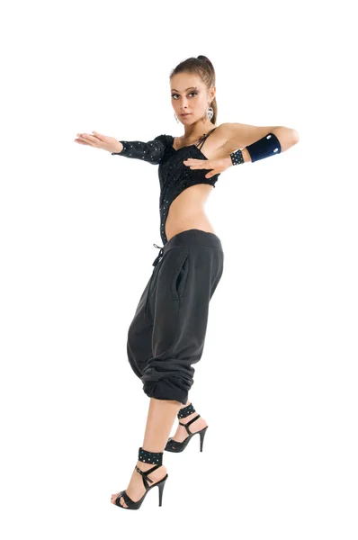 Danseuse moderne portant des talons hauts — Photo
