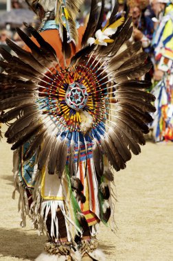 Powwow dancers 10 clipart