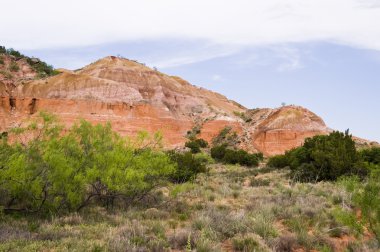 palo duro canyon üzerinde bulutlar