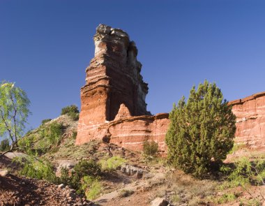 palo duro canyon üzerinde bulutlar