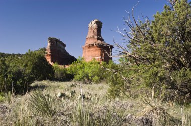 Lighthouse Peak in Palo Duro Canyon clipart