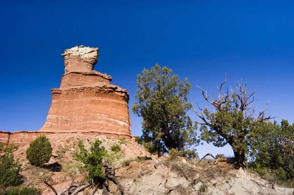 Lighthouse Peak in Palo Duro Canyon — Stock Photo, Image