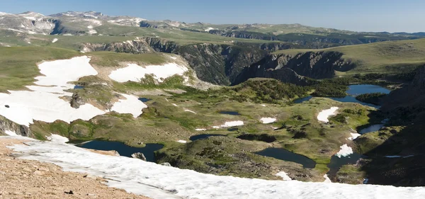 Panorama paesaggio alpino — Foto Stock